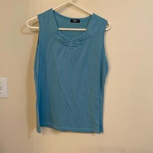 blue tank size medium